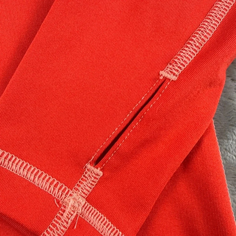 Nike Pullover Womens S Nike Pro Dri-FIT Red Half-Zip Thumbhole EUC